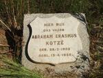 KOTZÉ Abraham Erasmus 1902-1956