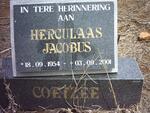COETZEE Herculaas Jacobus 1954-2001