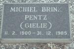 PENTZ Michiel Brink 1900-1985