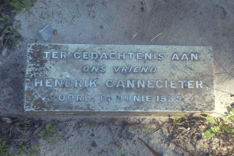 CANNEGIETER Hendrik -1935