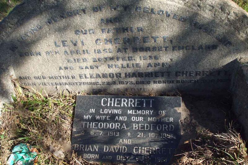 CHERRETT Levi 1859-1936 & Eleanor Harriett 1873- :: CHERRETT Nellie Ann