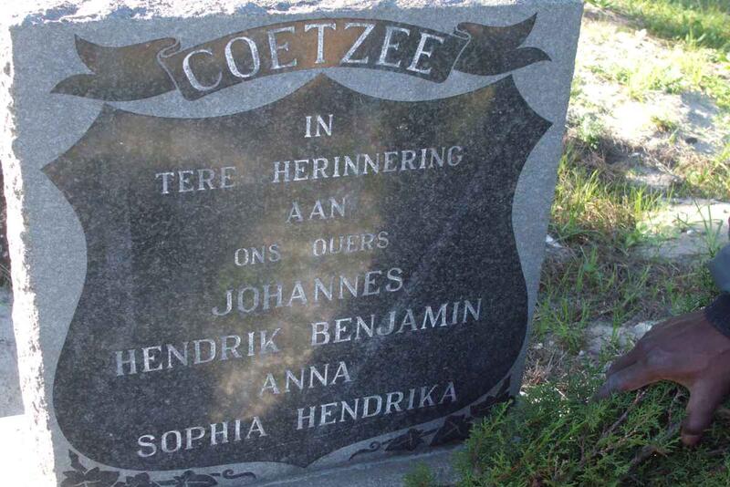 COETZEE Johannes Benjamin ? & Sophia Hendrika ?