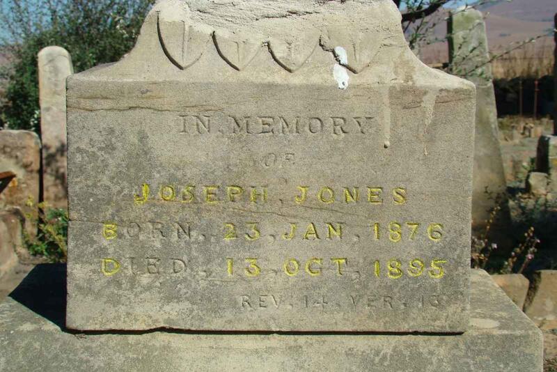 JONES Joseph 1876-1895
