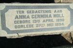 MOLL Anna Germina 1890-1894
