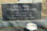BAILIE Phyllis Gertrude 1907-2002