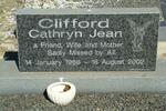 CLIFFORD Cathryn Jean 1966-2002