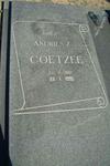 COETZEE Andries Z. 1907-1993