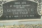 COETSER Gerhardus C.L. 1905-1973