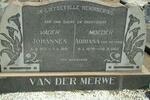 MERWE Johannes, van der 1871-1919 & Adriana PIETERSE 1879-1963