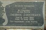 OOSTHUIZEN Jacobus J. 1893-1959