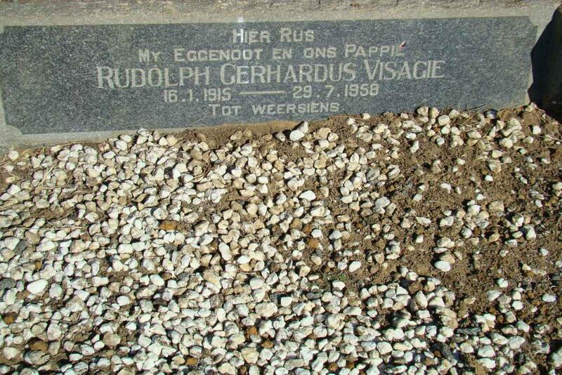 VISAGIE Rudolph Gerhardus 1915-1958