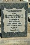 GROBLER Susarah Maria 1918-1945