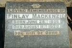 MacKENZIE Finlay 1856-1929