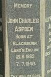ASPDEN John Charles  1863-1948