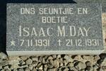 DAY Isaac M. 1931-1931