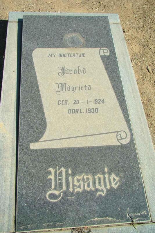 VISAGIE Jacoba Magrieta 1924-1930