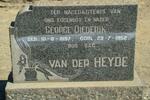 HEYDE George Diederik, van der 1897-1952