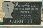 CORBETT Pieter J. 1899-1975