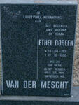 MESCHT Ethel Doreen, van der 1931-1992
