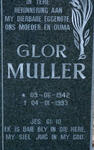 MULLER Glor 1942-1993