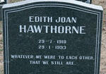 HAWTHORNE Edith Joan 1918-1993