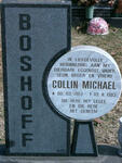BOSHOFF Collin Michael 1967-1993