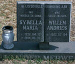 MERWE Willem Andries, van der 1927- & Sybella Maria 1936-1994
