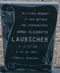 LAUBSCHER Anna Elizabeth 1911-1994