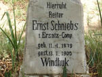 SCHNIEBS Ernst 1879-1905