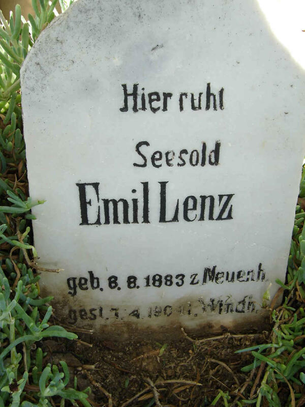LENZ Emil 1883-1904