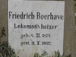 BOERHAVE Friedrich 1873-1907