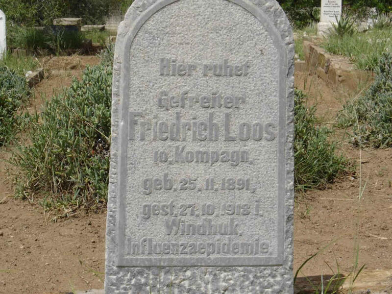 LOOS Friedrich 1891-1918