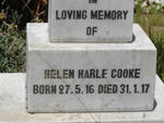 COOKE Helen Harle 1916-1917