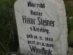 STEINER Heinrich 1882-1905