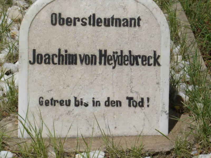 HEYDEBRECK Joachim, von