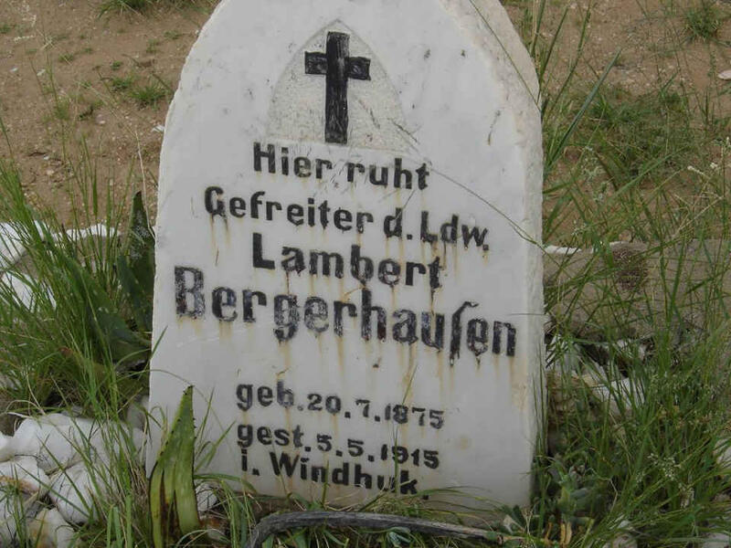 BERGERHAUSEN Lambert 1875-1915