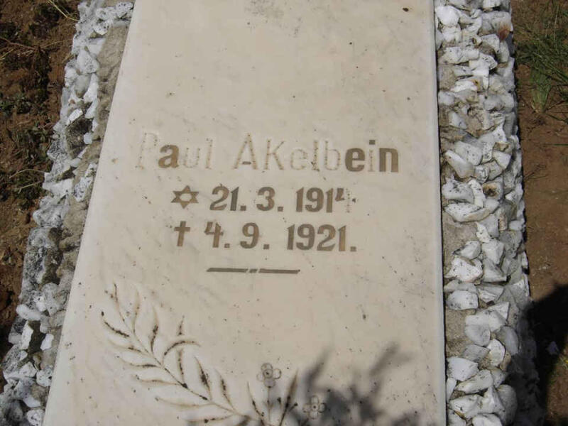 AKELBEIN Paul 1914-1921
