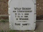SIEBERT Willy 1886-1918