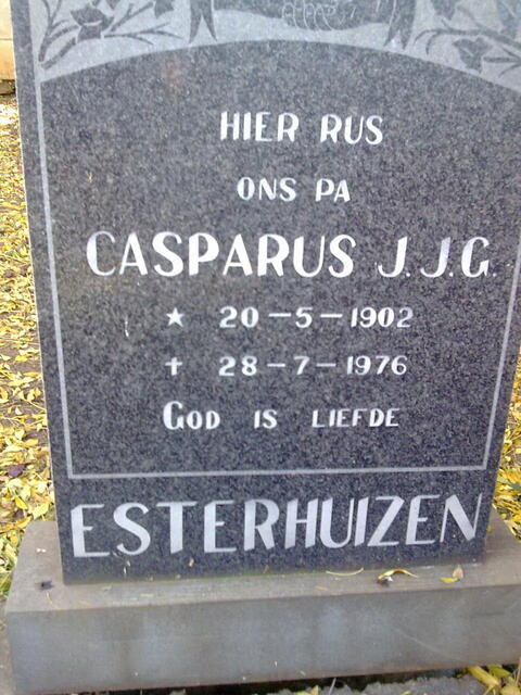 ESTERHUIZEN Casparus J.J.G. 1902-1976