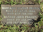 FRANKS Alfred John 186?-1938 & Margaret Gordon 1868-1937