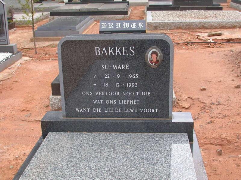 BAKKES Su-Maré 1965-1993