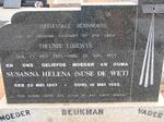 BEUKMAN Theunis Lodewyk 1905-1955 & Susanna Helena DE WET 1907-1992