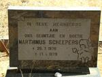 SCHEEPERS Marthinus 1976-1979
