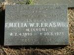 ERASMUS Emelia W.F. nee LINNOW 1895-1973
