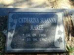MAREE Catharina Susanna 1906-1962