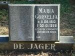 JAGER Maria Cornelia, de 1910-1986