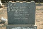 KRIGE Maria Elizabeth 1939-1939