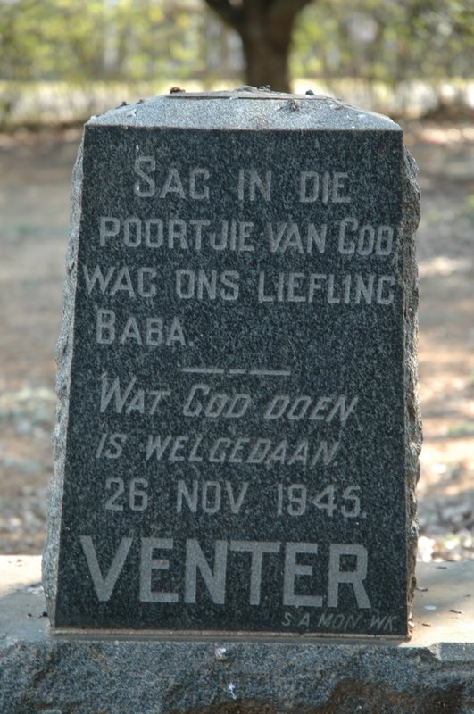 VENTER Baba  -1945