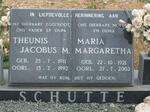 SCHUTTE Theunis Jacobus M. 1914-1992 & Maria Margaretha 1921-2003
