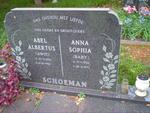 SCHOEMAN Abel Alberts 1906-1993 & Anna Sophia 1920-1993